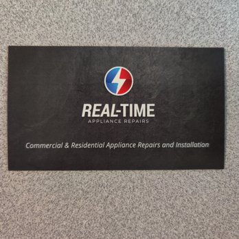 Real-Time Appliance Repairs