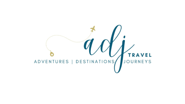 ADJ Full logo in white and blue